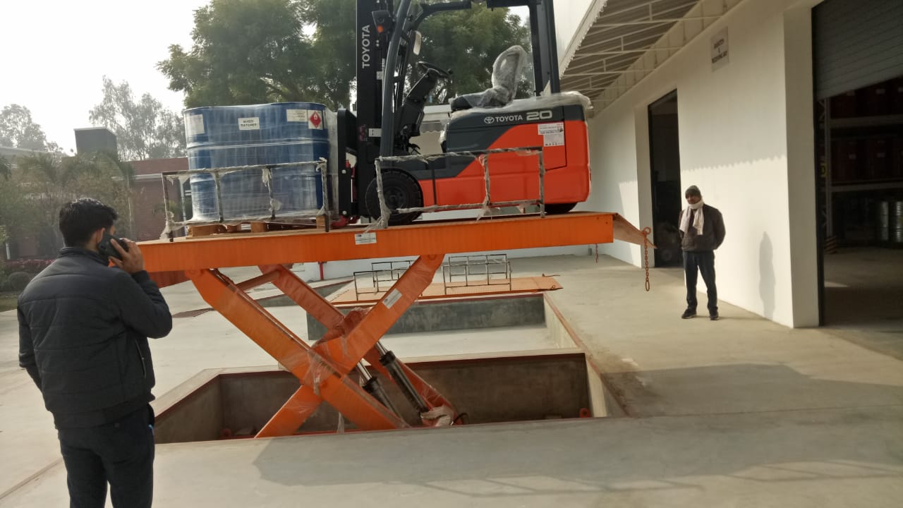 Pit Mounted Scissor Lift In Changlang